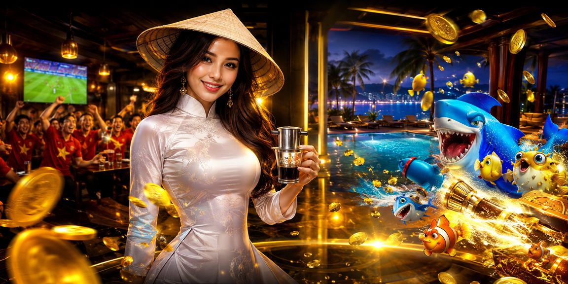Người dùng tại Nha Trang ngồi cà phê vừa thưởng thức đồ uống vừa chơi game bắn cá trên điện thoại